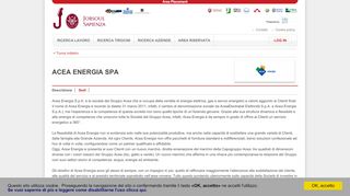 
                            10. Acea Energia SpA - Job Soul - Scheda Azienda