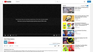 
                            6. Acer Cloud demo - YouTube