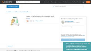 
                            12. Acer, Inc eDataSecurity Management Specs, Pricing, Reviews ...