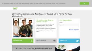 
                            3. Acer Synergy-Portal