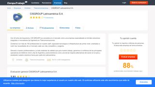 
                            11. Acerca de CISGROUP Latinoamérica S.A - CompuTrabajo Argentina