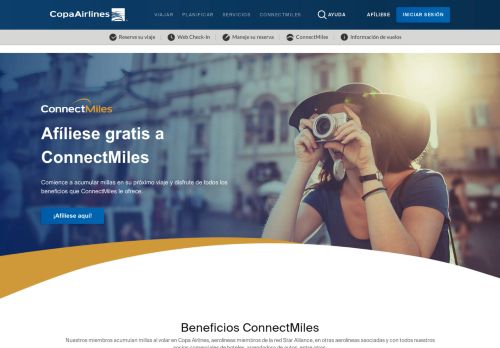
                            9. Acerca de ConnectMiles - ConnectMiles | Copa Airlines