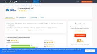 
                            8. Acerca de Credito Argentino SA - CompuTrabajo Argentina