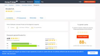 
                            8. Acerca de ENCODE SA - CompuTrabajo Argentina