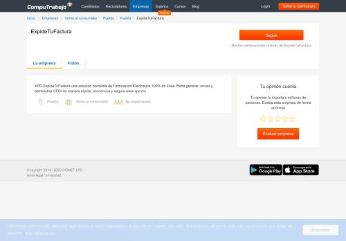 
                            4. Acerca de ExpideTuFactura - CompuTrabajo México
