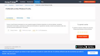 
                            10. Acerca de FOREVER LIVING PRODUCTS SRL - CompuTrabajo ...