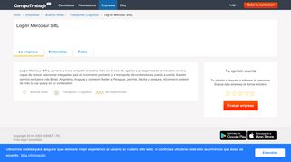 
                            9. Acerca de Log-In Mercosur SRL - CompuTrabajo Argentina