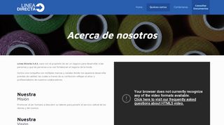 
                            3. Acerca de nosotros - Linea Directa