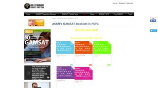 
                            10. ACER's GAMSAT Booklets - GAMSAT-prep.com