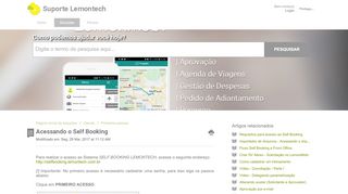 
                            3. Acessando o Self Booking : Suporte Lemontech