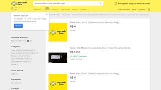 
                            8. acessar minhas conta mercado pago - Mercado Livre