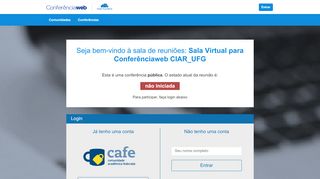 
                            11. Acessar sala: Sala Virtual para Conferênciaweb CIAR_UFG ...