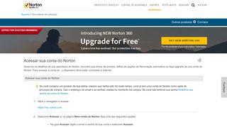 
                            6. Acessar sua conta do Norton - Norton Support