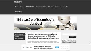 
                            10. Acesse os artigos das revistas Super Interessante e Ciência Hoje ...