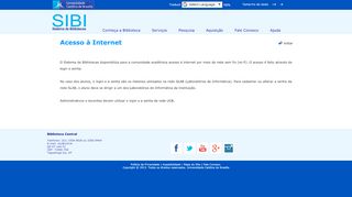 
                            3. Acesso a Internet - Sistemas de Biblioteca UCB