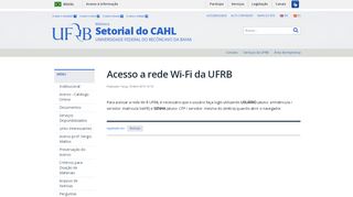 
                            12. Acesso a rede Wi-Fi da UFRB