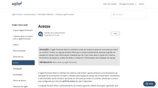 
                            1. Acesso – Agile Promoter - Central de Ajuda