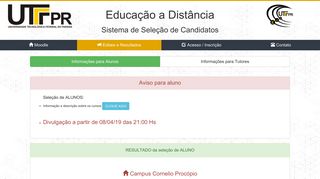 
                            1. Acesso ao Moodle - utfpr ead