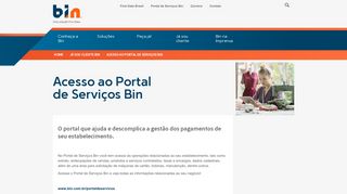 
                            3. Acesso ao Portal de Serviços Bin