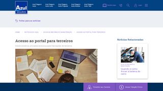 
                            7. Acesso ao portal para terceiros | Azul Seguros