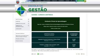 
                            9. ACESSO - CURSOS A DISTÂNCIA - Escola de Gestão do Paraná