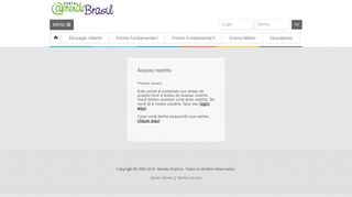 
                            3. Acesso restrito - Aprende Brasil