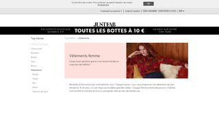 
                            5. Acheter des Vêtements à des prix accessibles en ligne | -75 ... - JustFab