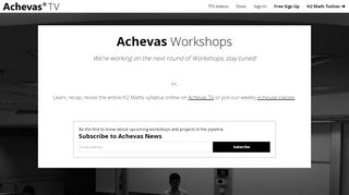 
                            5. Achevas Workshops • Achevas® TV