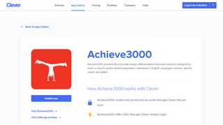 
                            6. Achieve3000 - Clever application gallery | Clever