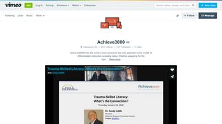 
                            11. Achieve3000 on Vimeo