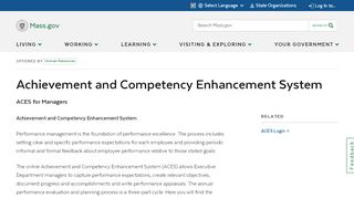 
                            12. Achievement and Competency Enhancement System | Mass.gov