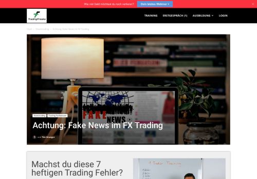 
                            12. Achtung: Fake News im FX Trading - TradingFreaks