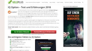 
                            10. √ ACHTUNG • Ist IQ Option wirklich Betrug? ▷ JETZT lesen! - GeldPlus