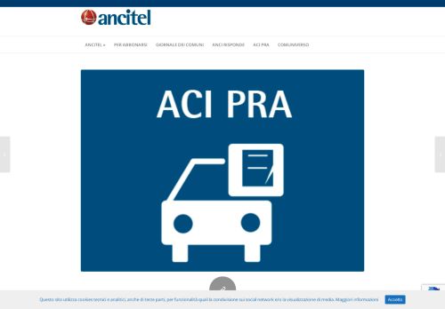 
                            2. ACI-PRA – La società di servizi per i Comuni dell'ANCI - Ancitel S.p.A