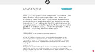 
                            12. acl and access | Getgrav - Muut