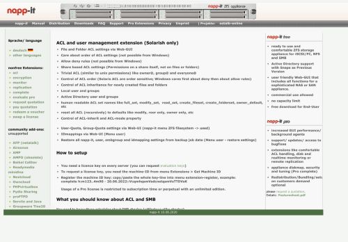 
                            2. acl - napp-it // webbased ZFS NAS/SAN appliance for OmniOS ...