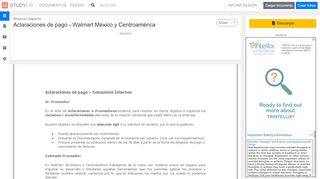 
                            6. Aclaraciones de pago - Walmart México y Centroamérica - studylib.es