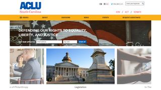 
                            11. ACLU of South Carolina