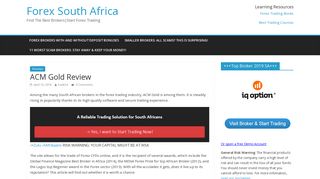 
                            3. ACM Gold Review | Forex South Africa