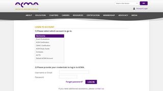 
                            9. ACMA : American Case Management Association : Account Login