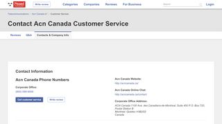 
                            10. Acn Canada Customer Service Phone Number (800) 599-9559, Email ...