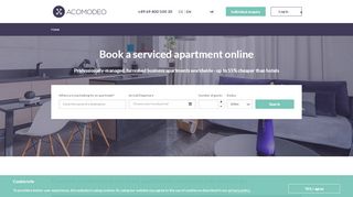 
                            10. Acomodeo.com: Search, Find And Book A Serviced Apartment