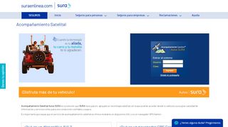 
                            1. Acompañamiento satelital SURA - suraenlinea.com