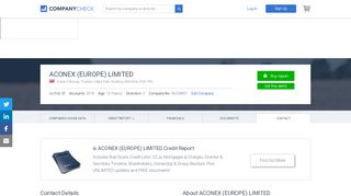 
                            10. ACONEX (EUROPE) LIMITED. Free customer feedback, ...