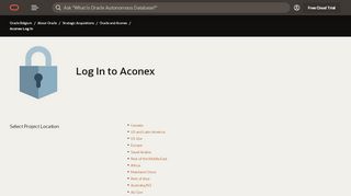 
                            3. Aconex Log In | Oracle Belgium