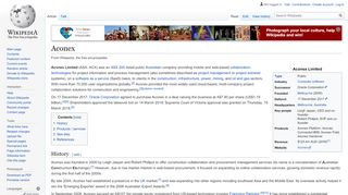 
                            5. Aconex - Wikipedia