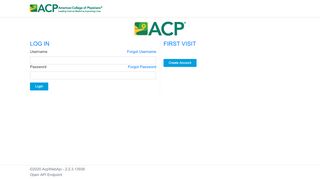 
                            2. ACP Login - ACP Store - American College of Physicians