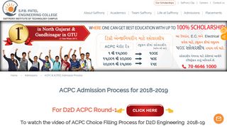 
                            11. ACPC Admission Process for 2018-2019 | 1st Ranked GTU Institute in ...