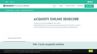 
                            8. Acquisti online 3DSecure - CartaBCC