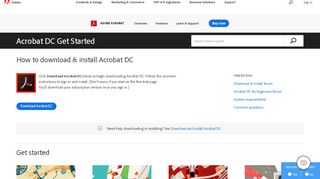 
                            8. Acrobat DC Get Started - Adobe Help Center